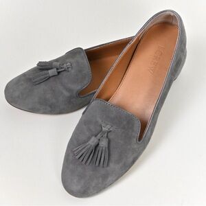 J. Crew Women's Charcoal Tassel Loafers